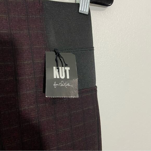 Kut From The Kloth Plaid Joan Skinny Pull On Pants - Picture 4 of 8